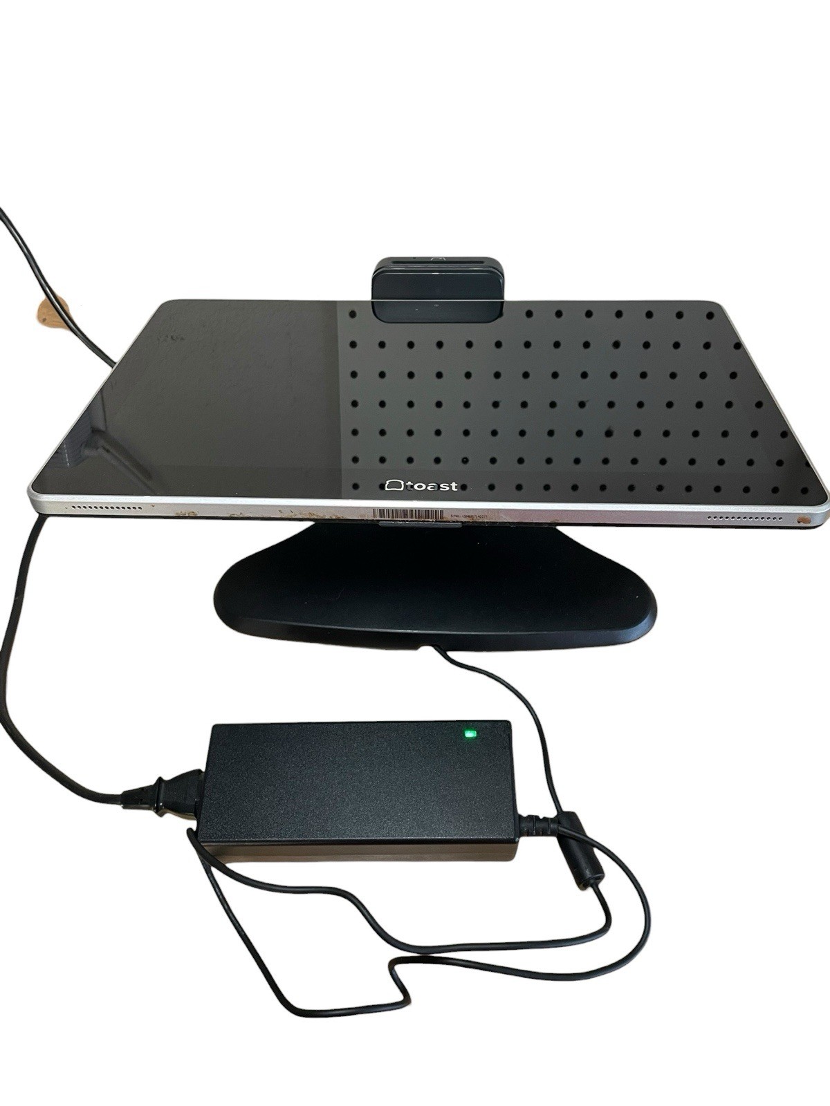 Toast Flex 14 POS Terminal TT200 MSR Reader Stand w/Power Supply