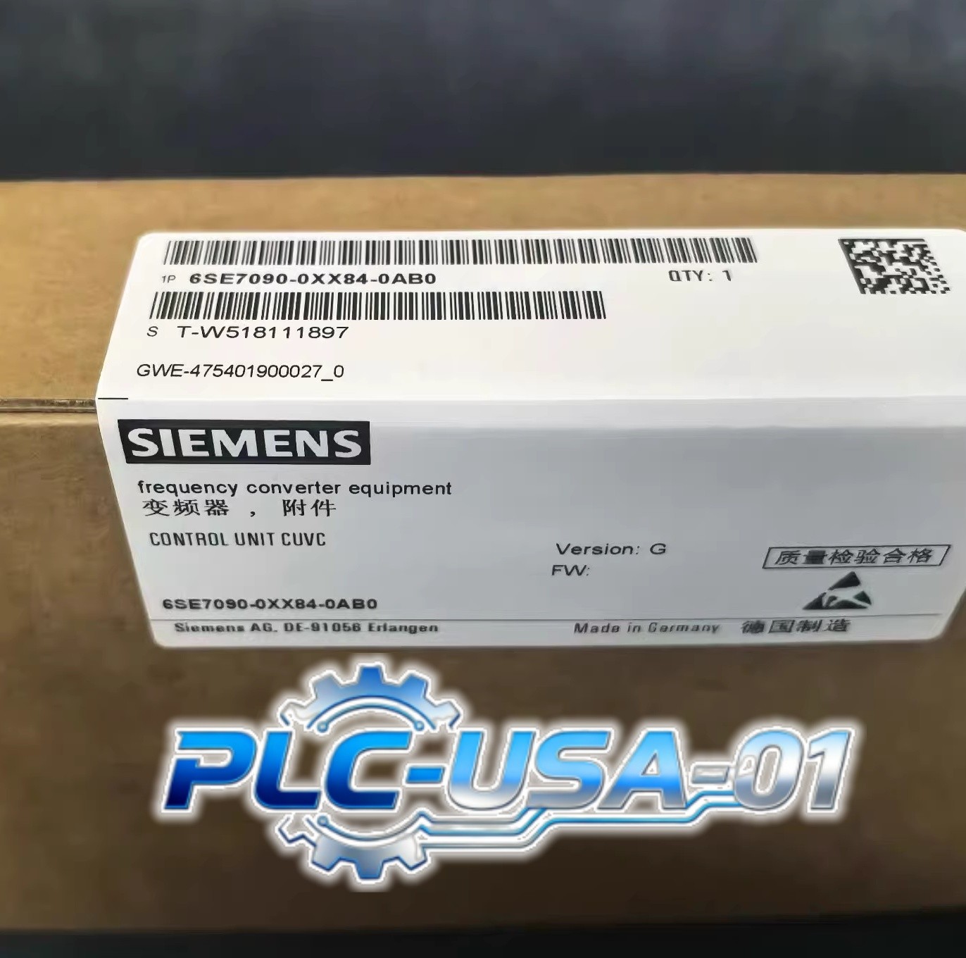 1PCS New Siemens 6SE7090-0XX84-0AB0 PLC Module 6SE7090-0XX84-0AB0  Fast shipping