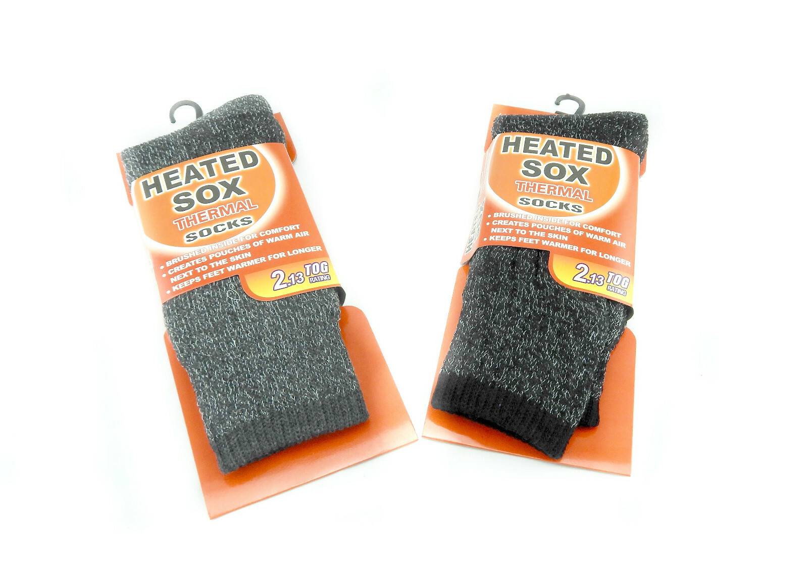 Mens Heated Socks Thermal Winter Keeps Feet Warmer Longer 6 Pair