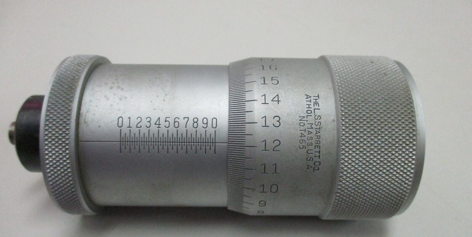L.S. STARRETT Model T465 Direct Reading Micrometer Head