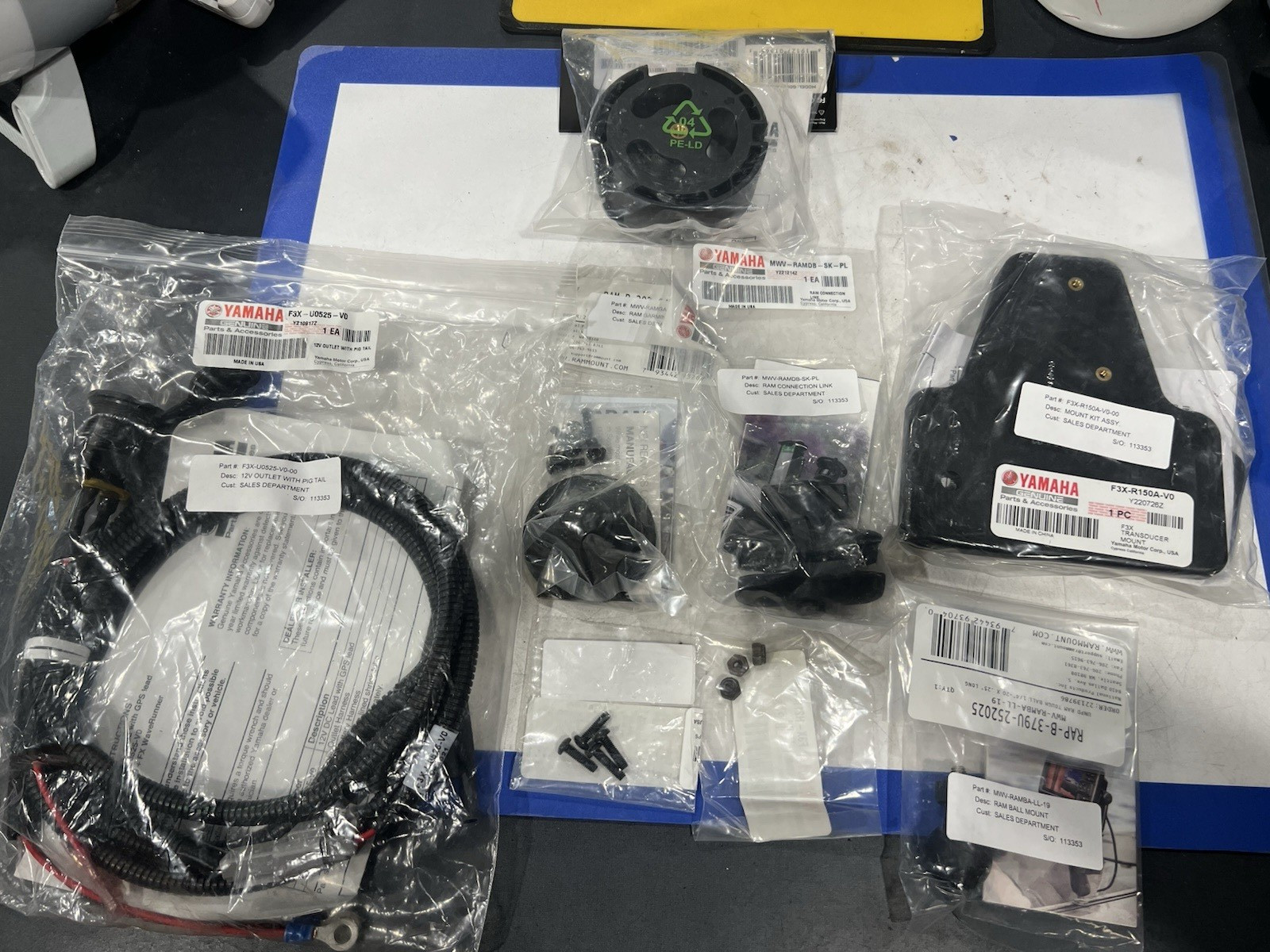 Oem Yamaha Garmin GPS/fish Finder Kit 2019+ YAMAHA FX F3X-H21G0-V0-00