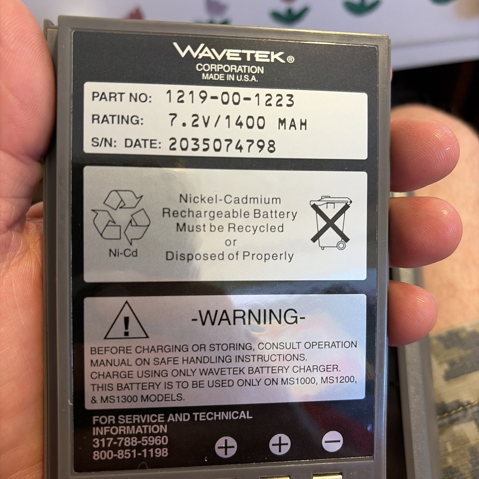 Wavetek - Micro Stealth MS1200 Cable TV Signal Level Meter - Battery Dead