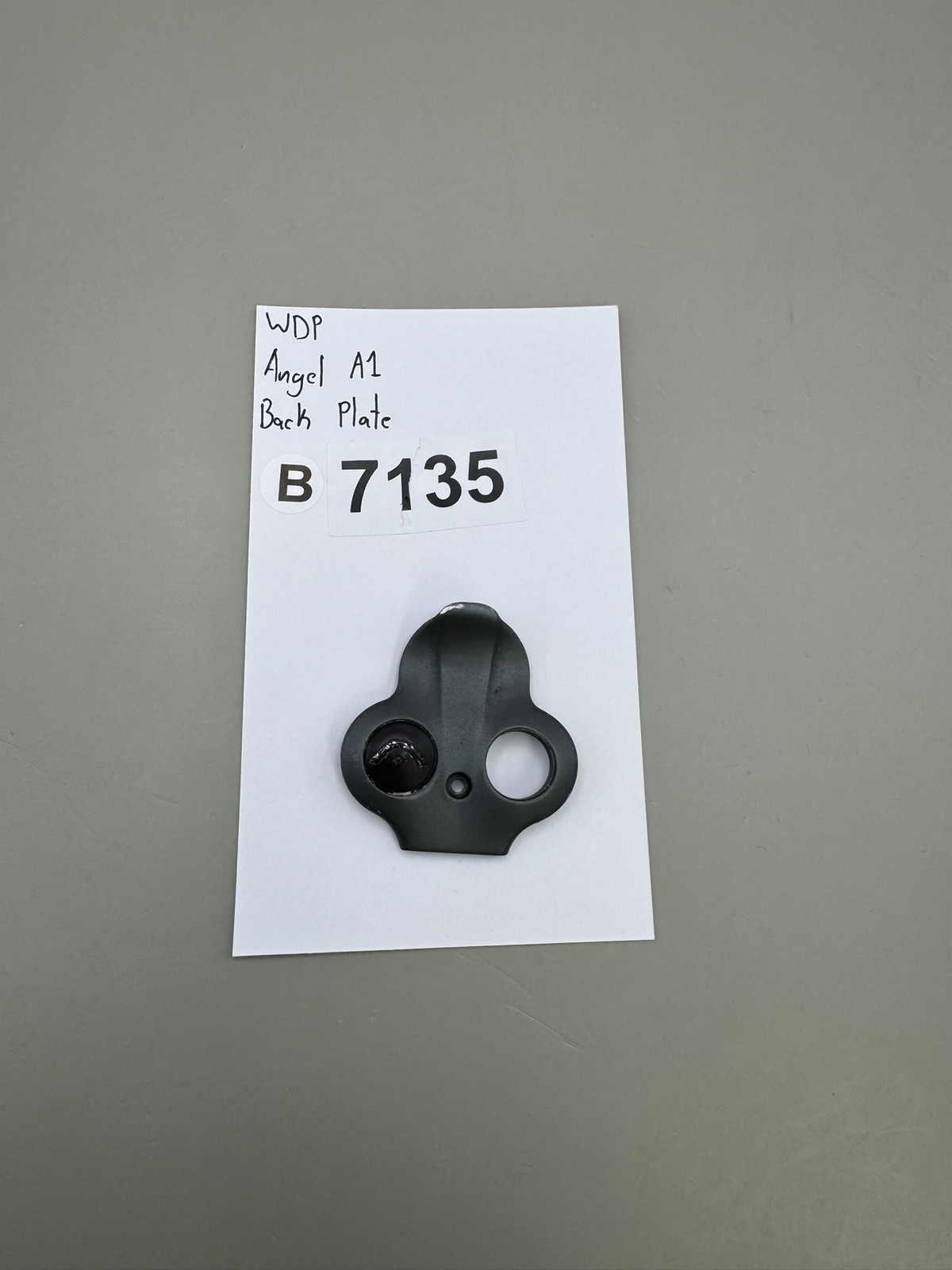WDP Angel A1 Back Plate Black