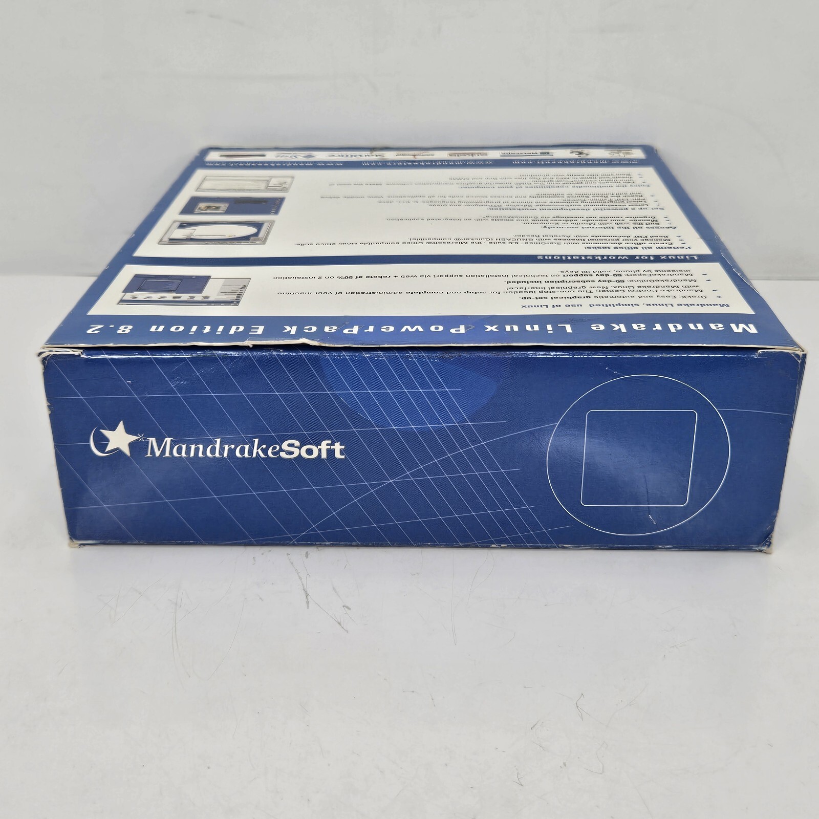 Linux Mandrake 8.2 PowerPack Edition Operating System Software 7 CD'S Manuals