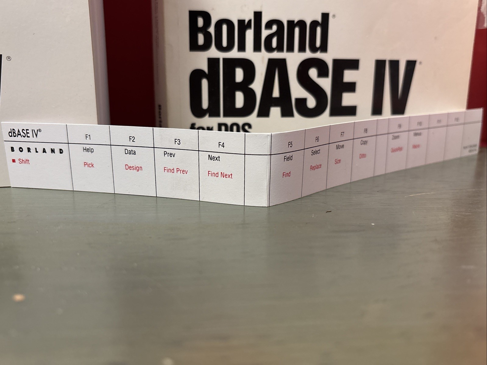 Borland ® dBase IV Version 2.0 Database - 1993 DOS For IBM PCs -