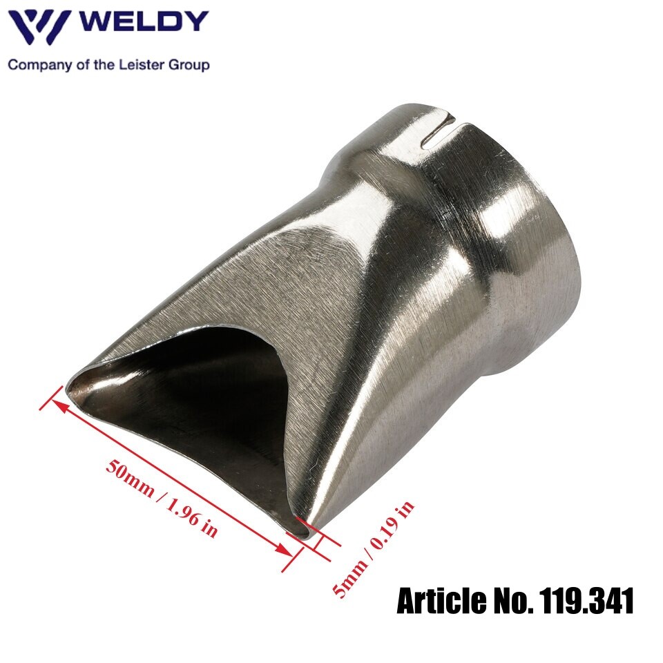Weldy Wide Slot Nozzle Glass protection nozzle (ø 35.5) 50 x 5 mm