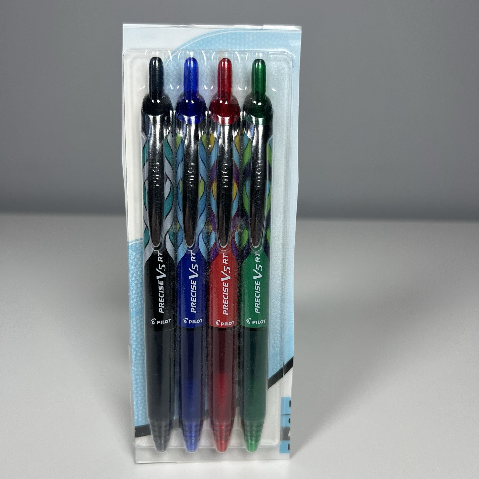 Made In Japan Pilot Precise V5 Premium Roller Pen X-Fine 4 Pk Retractable Deco