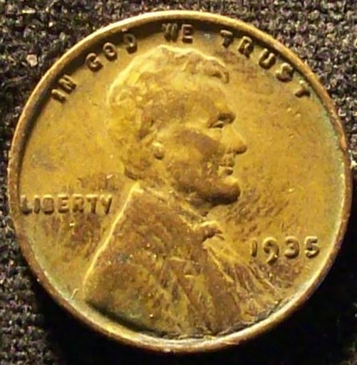1935 P Wheat Penny BN
