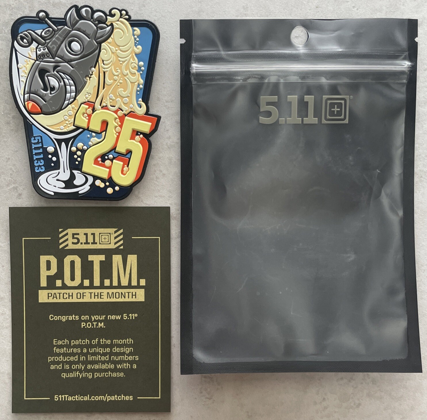 5.11 POTM PATCH OF THE MONTH JANUARY 2025 #133 DEEP DIVE INTO 25’ 🍾 SUBMARINE