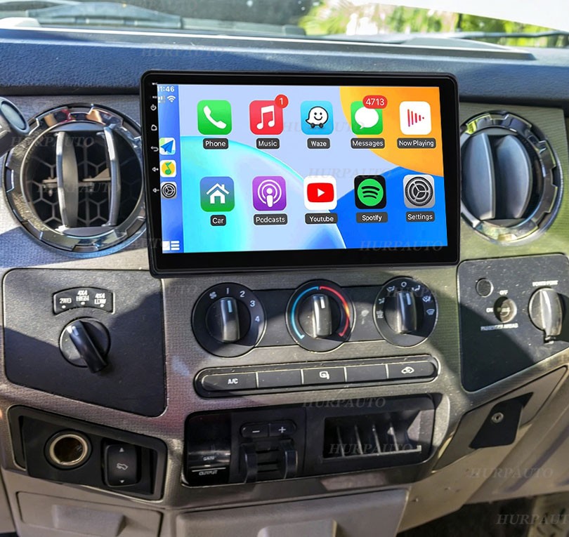 10.1" For Ford F-250 F-350 2006-2014 Carplay Android 15 Car Stereo Radio GPS CAM