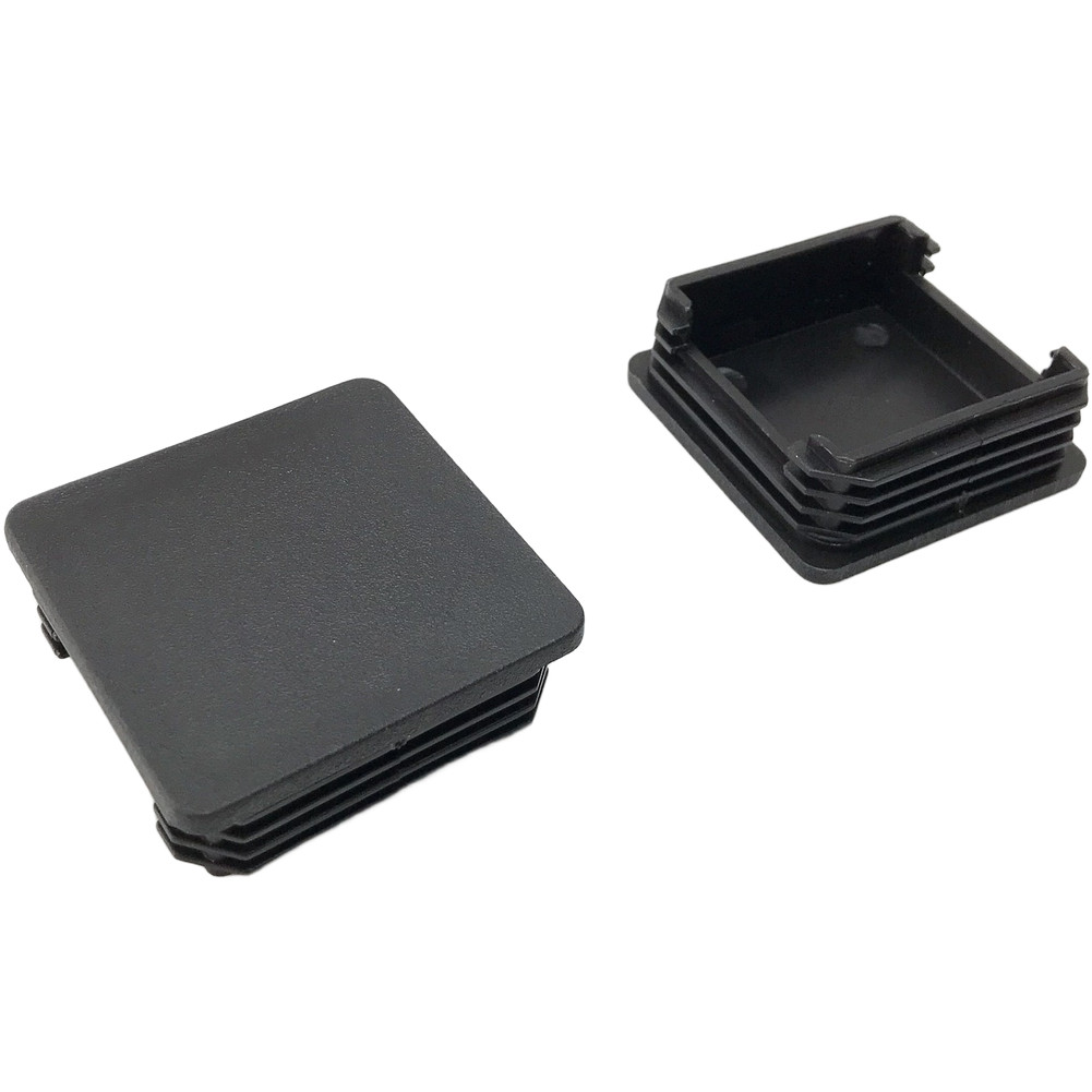 10PCS Black Plastic End for 50mm Square Tubing Furniture Dust Protection