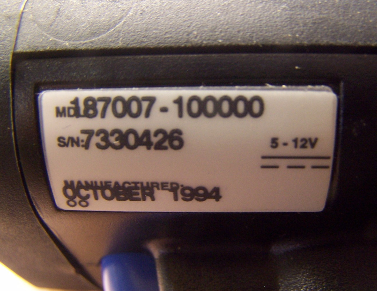 New Computer Indentics 1640 Bar Code Scanner 187007-100000