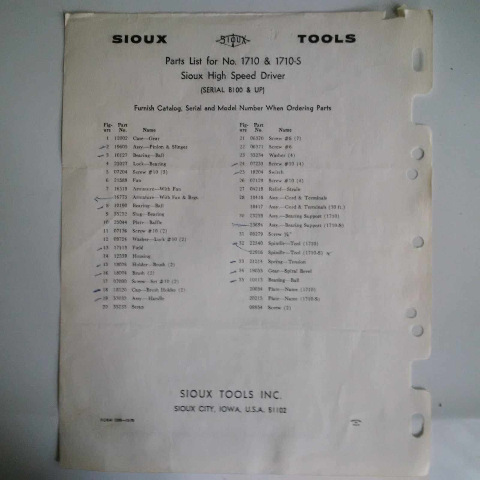 SIOUX 19622