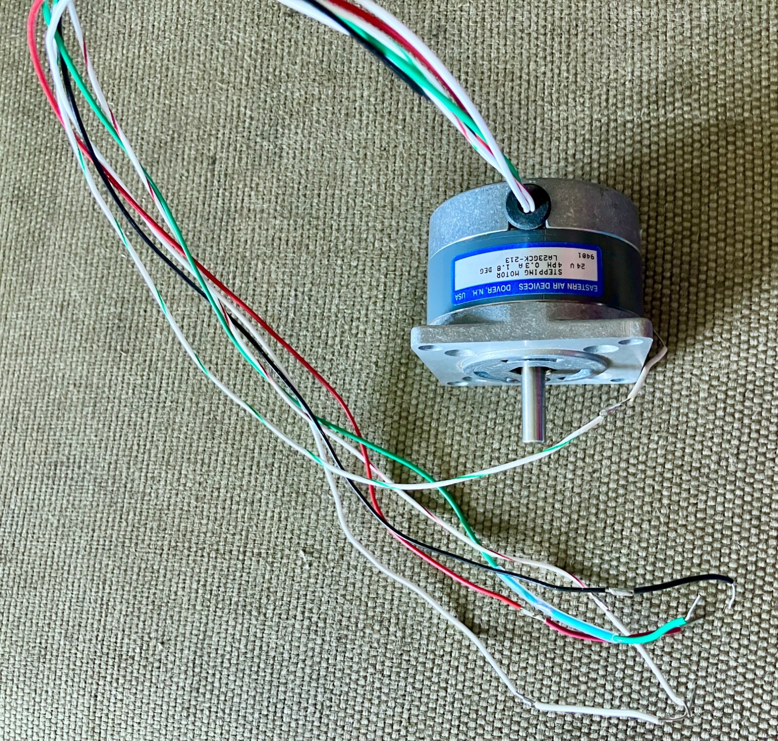 Eastern Air Devices 24v 4PH 0.3A 1.8 Deg. Stepper Motor LA23GCK-213