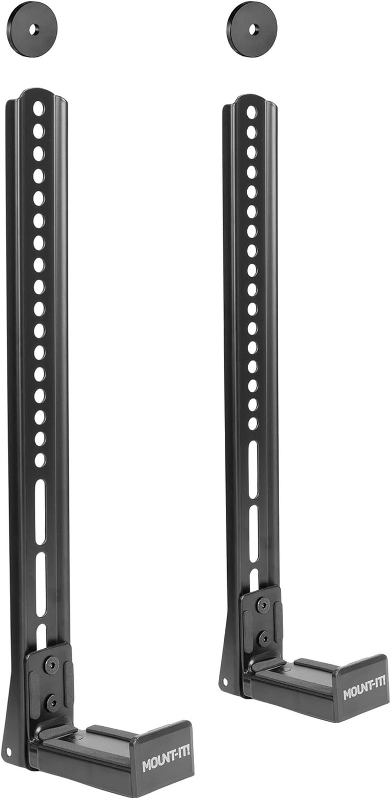 Soporte barra sonido TV pared universal 2 en 1 montaje posterior o pared todos