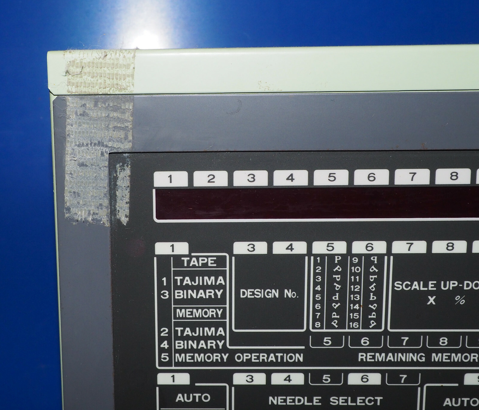 Tajima TME-HC912 *EMPTY* Controller Control Box W/Front Panel Film OEM