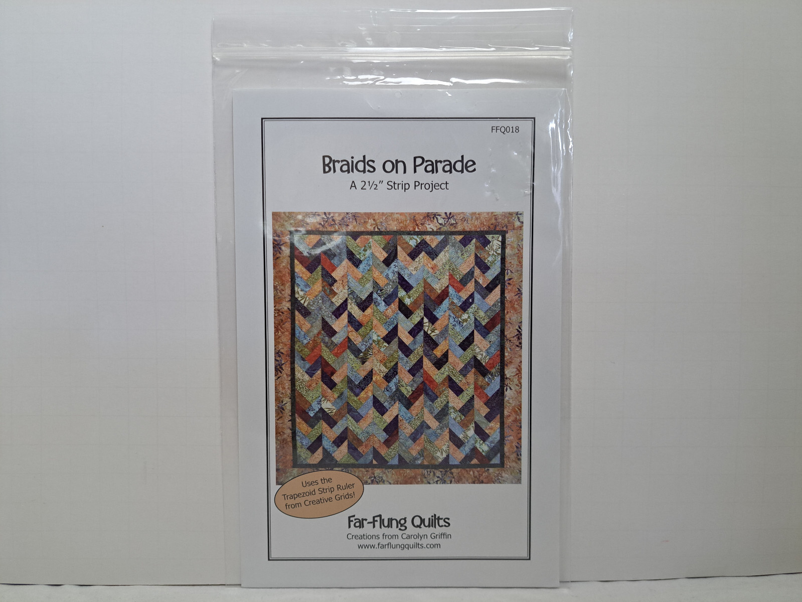 Far-Flung Quilts Pattern - Braids on Parade (57" x 51") #FFQ018