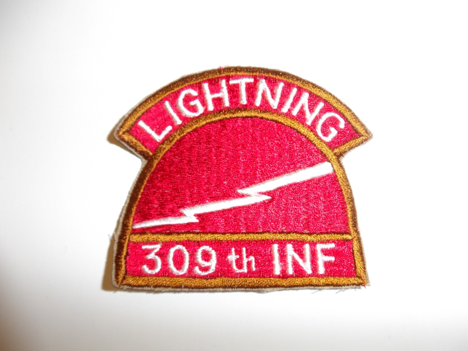 e1437 WW2 US Army 309th INF Infantry Regiment Lightning 78th Division R9C