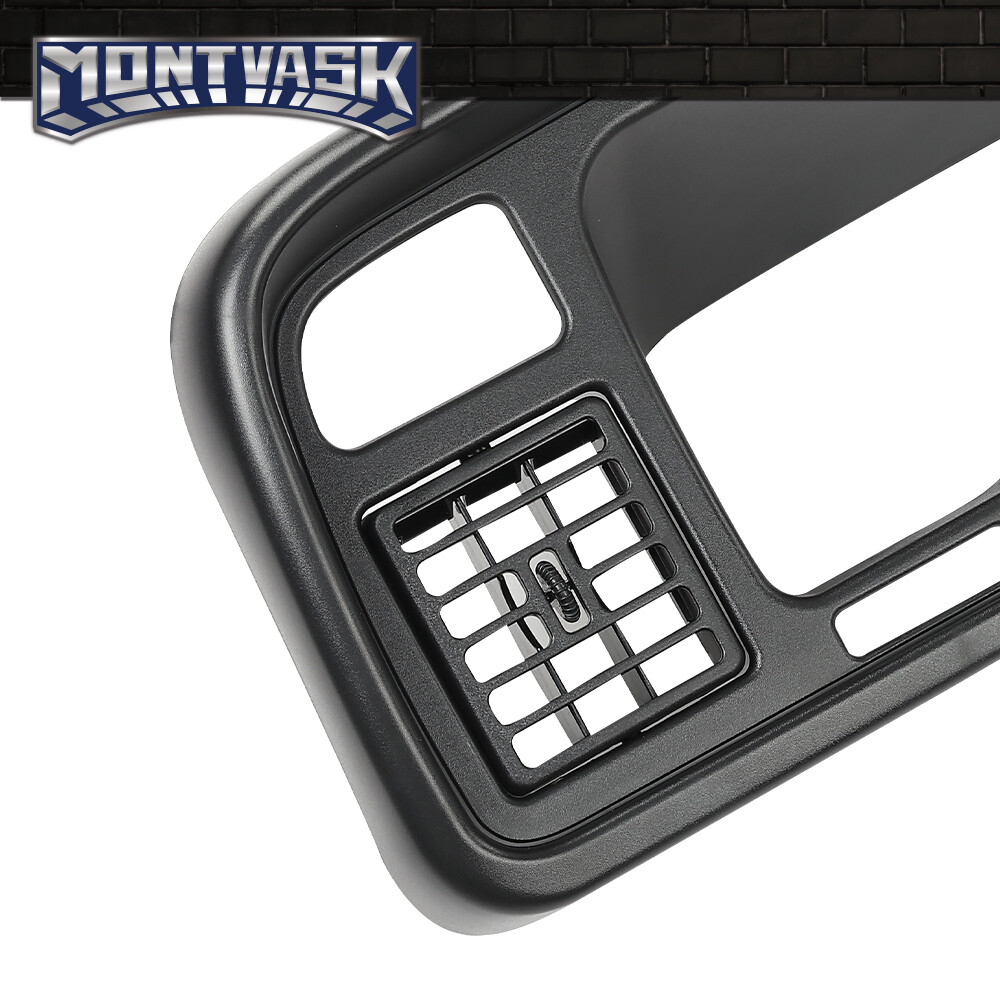 Fit For 1994-1997 Dodge Ram Dash Bezel Radio Trim Panel Surround Black Dashboard