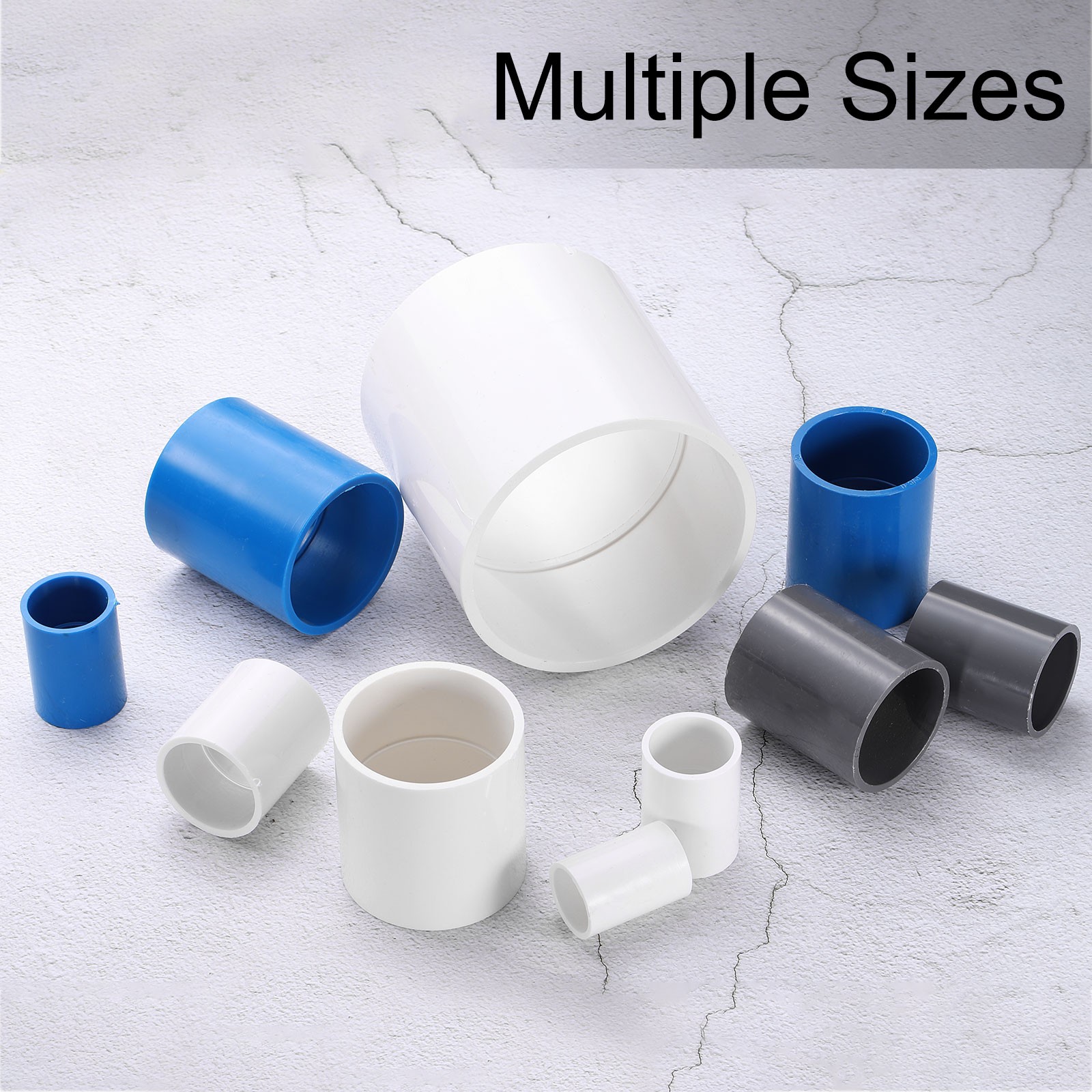 Pcs PVC Pipe Fitting 4 Inch Coupling Adapter (Socket x Socket), White