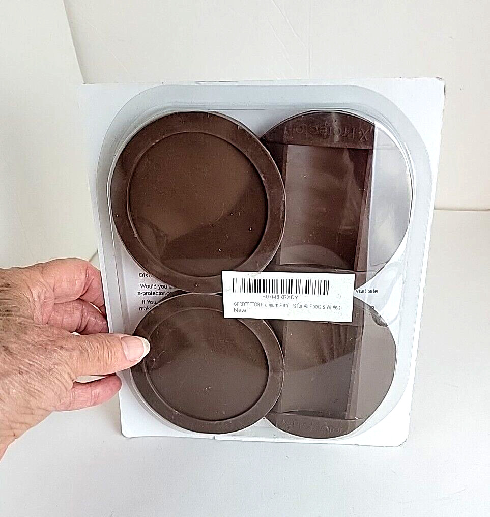 X PROTECTOR® Reusable Wheel Grippers Premium Furniture Pads - New & Sealed