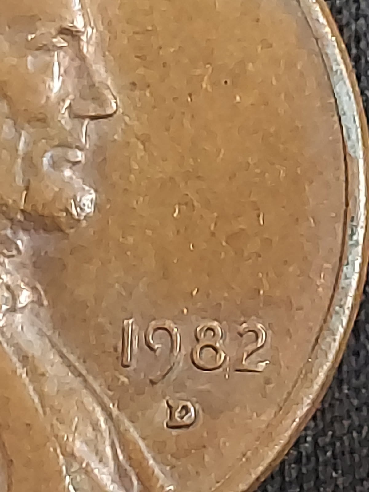 1982 D Lincoln Cent BN Small Date - Zinc 2.5 grams