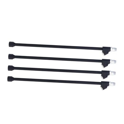 4PCS 14 Inch Air Chuck 1/4in FNPT Extended Straight Foot Dual Head Tire