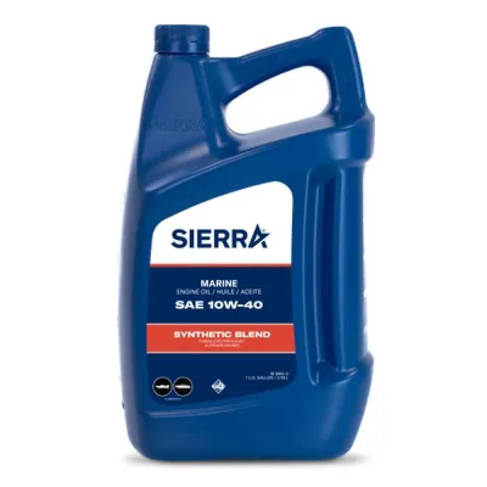 Sierra 18-9551-3 10W-40 FC-W Semi-Synthetic Marine Engine Oil for Suzuki, Gallon