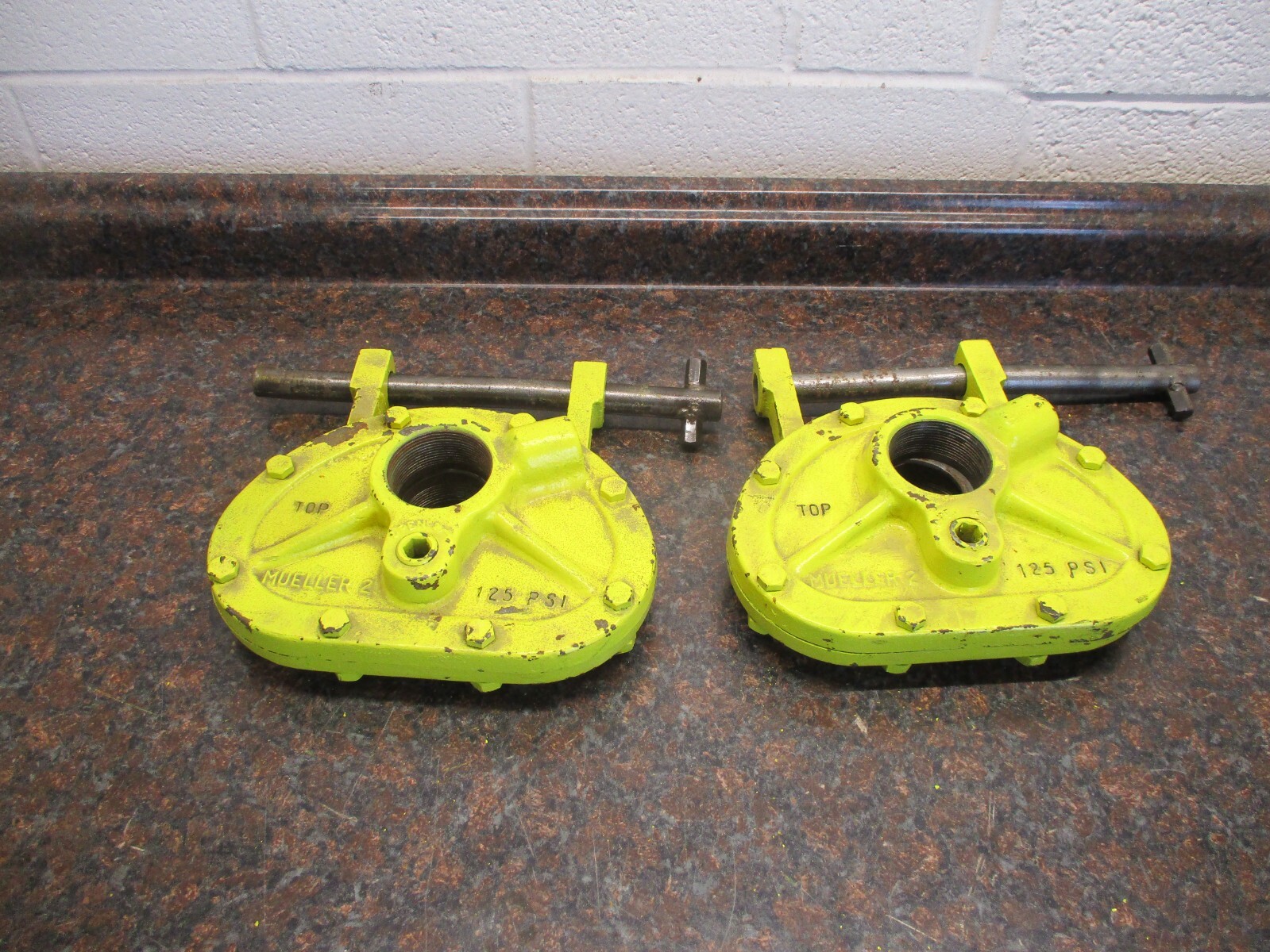 LOT OF 2 USED MUELLER 2" SHUR STOP SLIDE GATE VALVE GAS STOPPING MACHINE 125psi