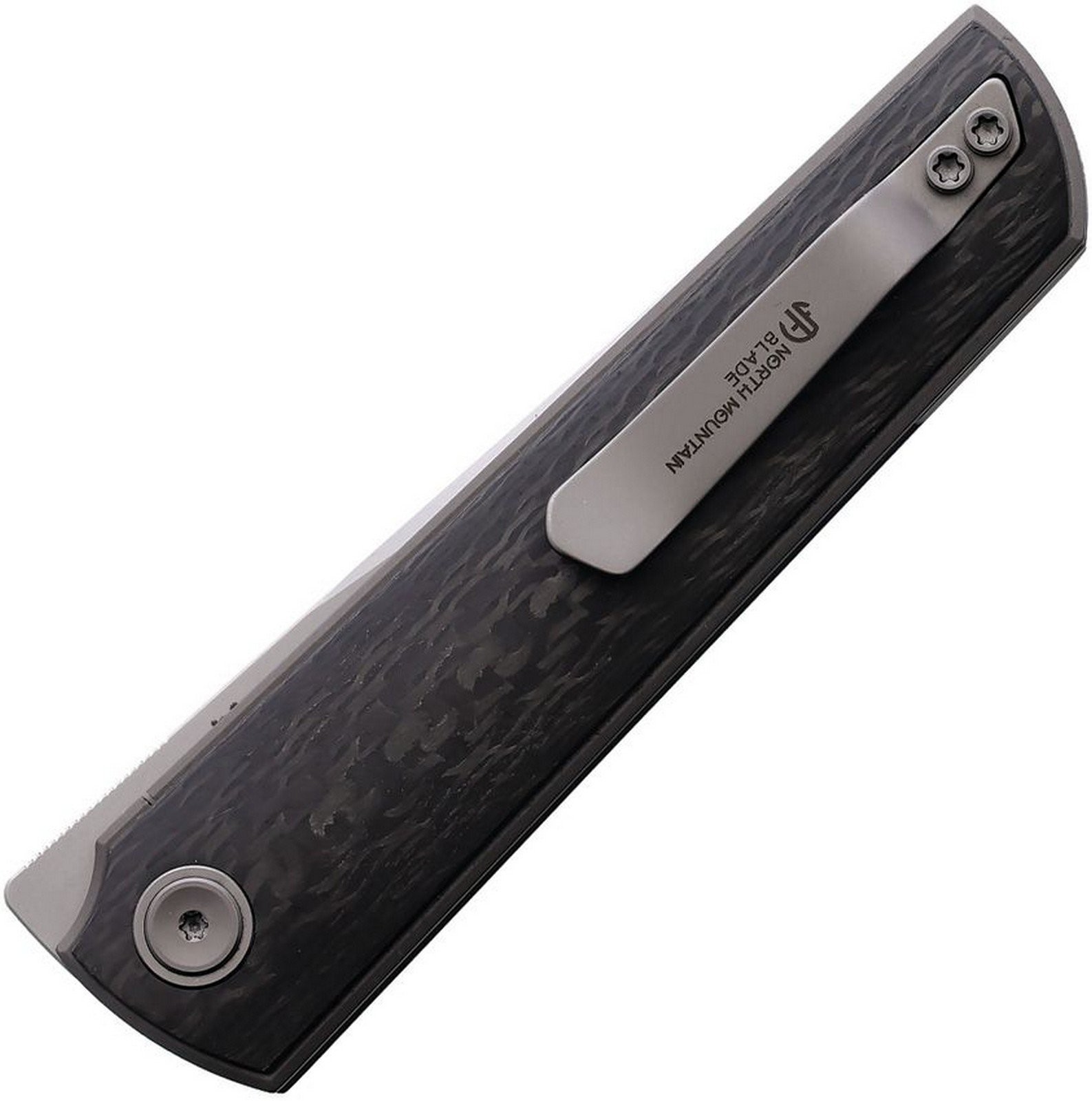 North Mountain Blade Chop 4 Linerlock Folding Knife CF Handle - 2412-CFCP