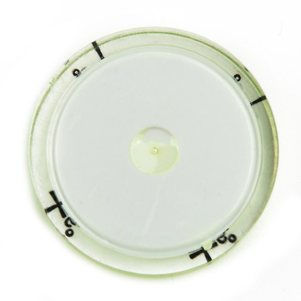 2 Pcs Wear Resistant Degree Mark Bubble Level 32 * 7mm Precision Bubble Level