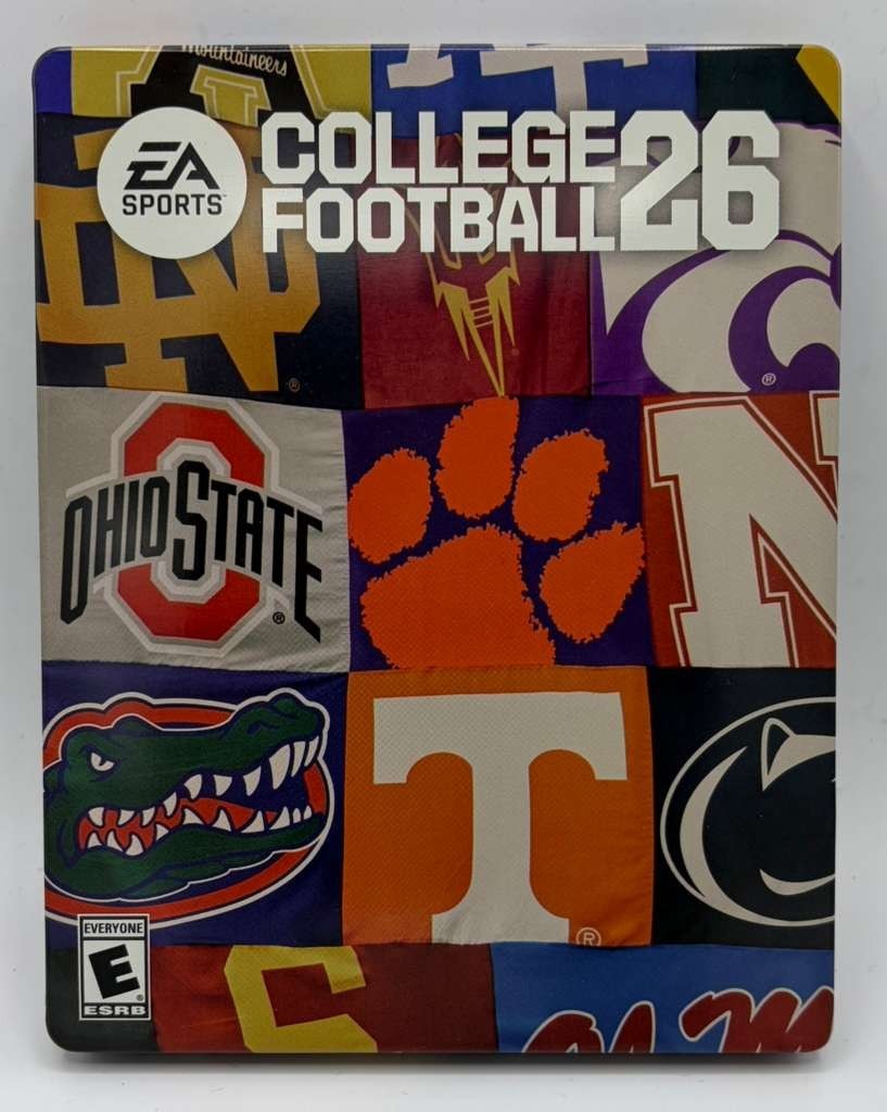 EA Sports College Football 26 Steelbook Case ONLY. NO DISC / GAME (Xbox, PS5)