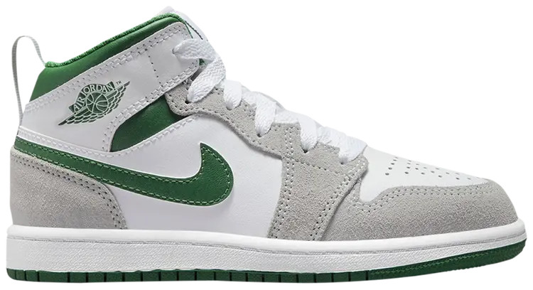 Air Jordan 1 Mid SE PreSchool Grey Pine Green DC7249-103