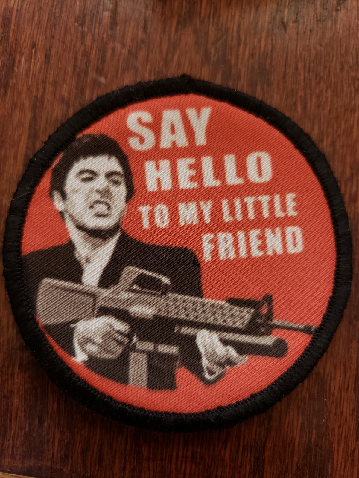 3" Say Hello To My Little Friend Morale Patch Tactical Military Army  Flag USA