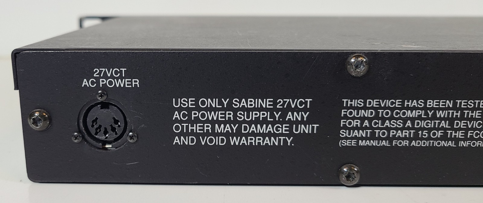 Sabine FBX 900 Feedback Exterminator Rack Mount - NO Power Supply