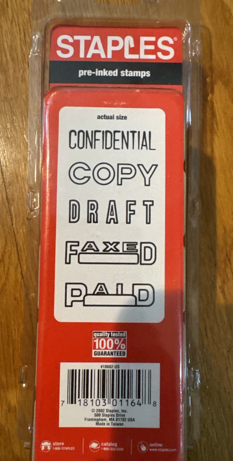Staples Self Inking Stamp Bundle