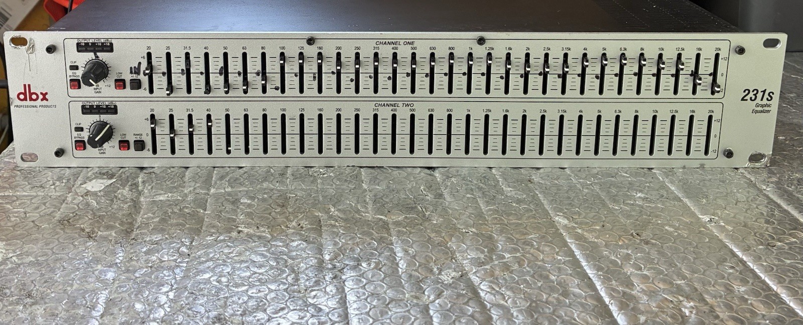 DBX 231S Dual Channel 31-Band Graphic Equalizer EQ