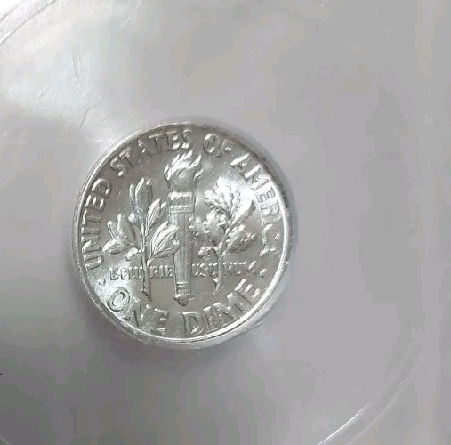 1963 P Roosevelt Dime ICG MS65 FB Full Band 90% Silver