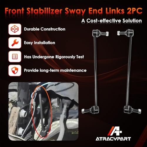 Front Sway Bar Stabilizer Links 2 Pcs｜Replacement For 2007-2017 Buick Enclave,