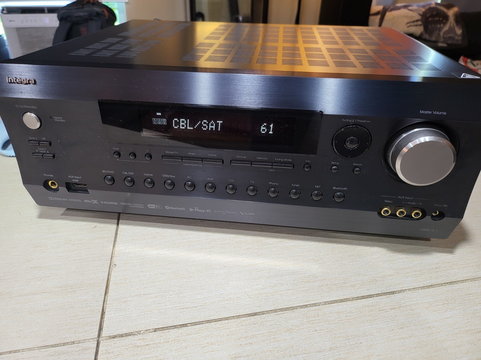 Integra DRX-3.1 7.2Ch 4K AV Receiver Wi-Fi Bluetooth Atmos