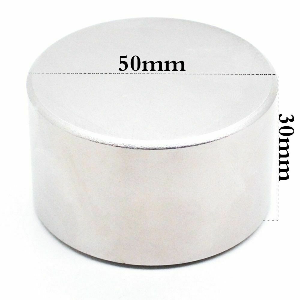 Super Strong Neodymium Magnet 50x30mm N52 Rare Earth Round Powerful Magnet