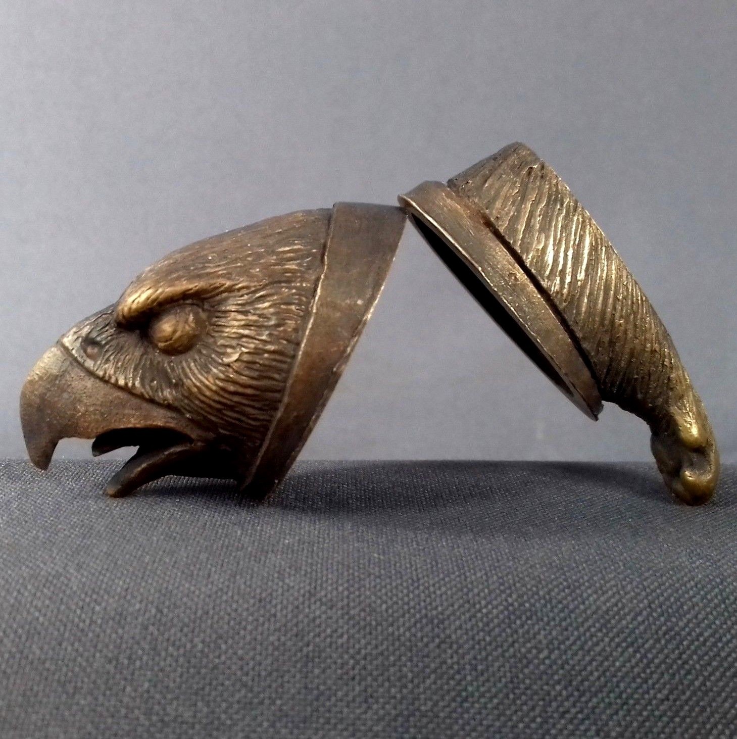 Set " Griffin " bronze bolster fingter guard & pommel custom knive making