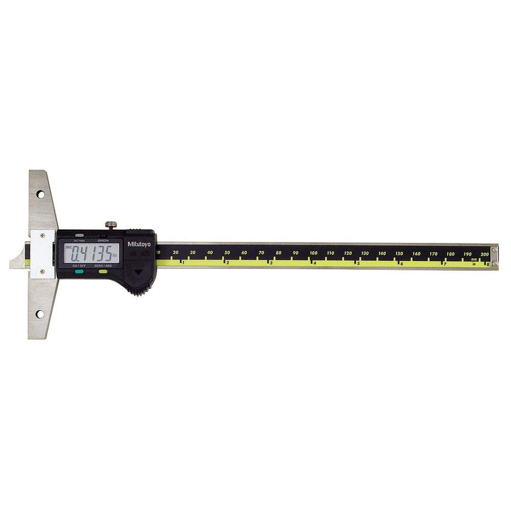MITUTOYO 571-212-30 Electronic Digital Depth Gage,0 to 8 In 4CGV9