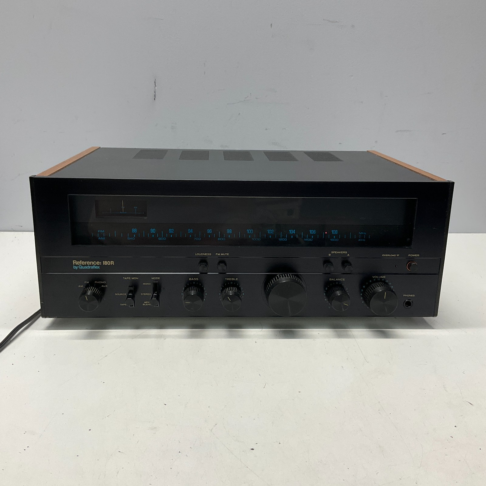 Vintage Quadraflex Reference: 180R AM/FM Stereo Receiver Tested and Working