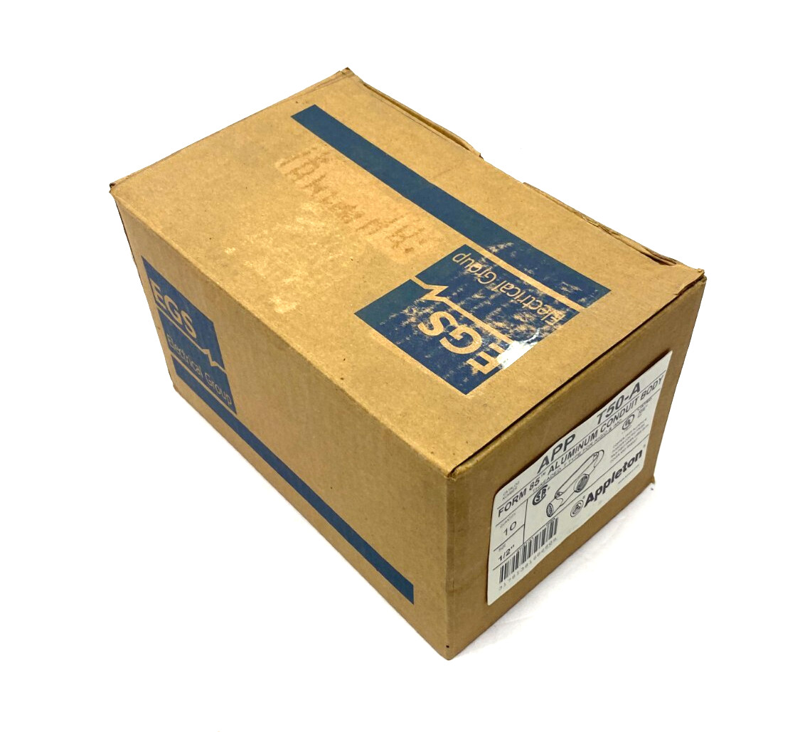 EGS Appleton APP T50-A Form 85 Aluminum Conduit Body 1/2" BOX OF 10