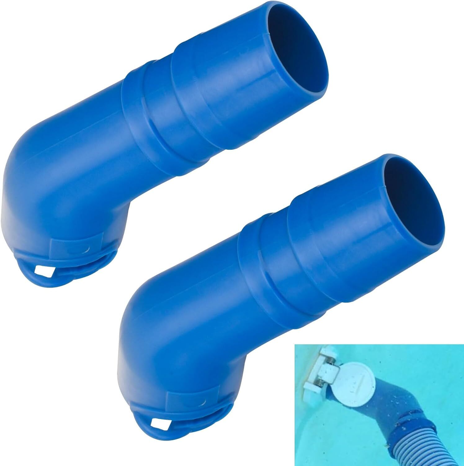 2 PACK FOR ZODIAC R0532400 TWIST-LOCK 45 DEGREE ELBO, BARACUDA MX8 CLEANER  W
