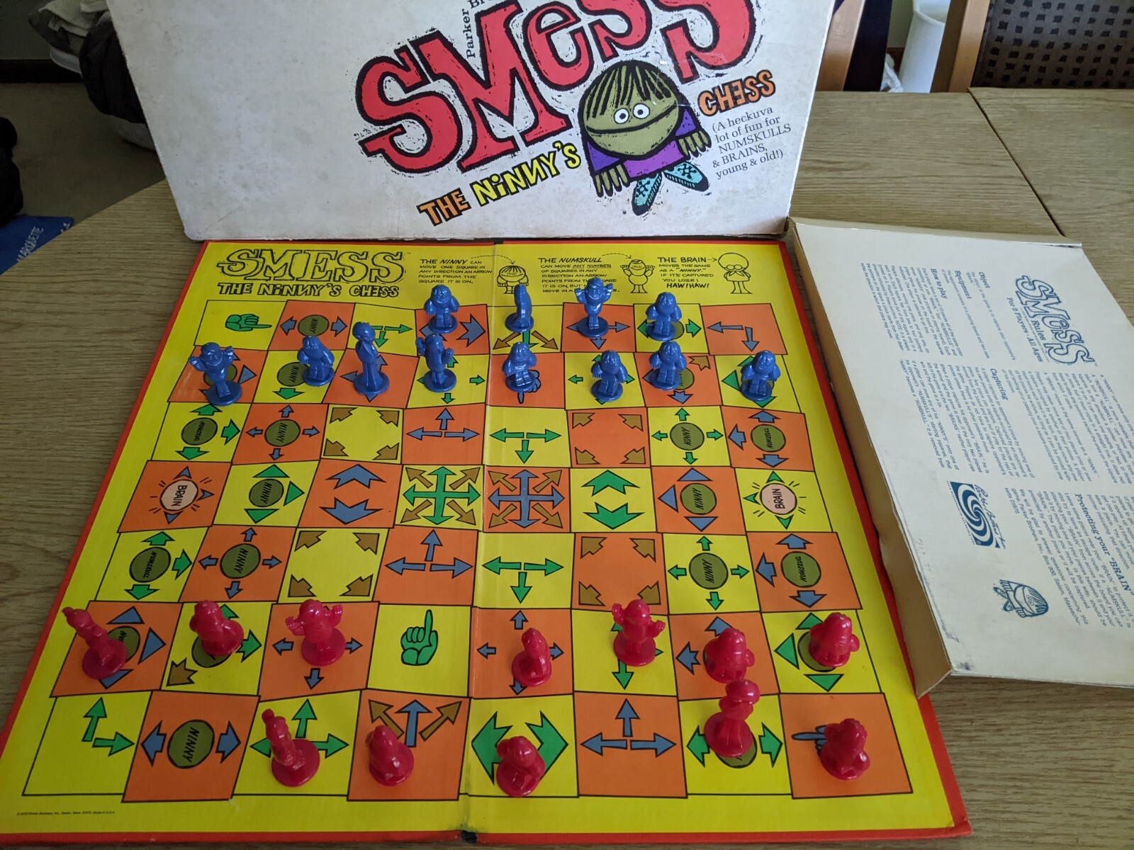 Vintage 1970 Parker Brothers The Ninny's Chess Game You Pick Replacement Parts