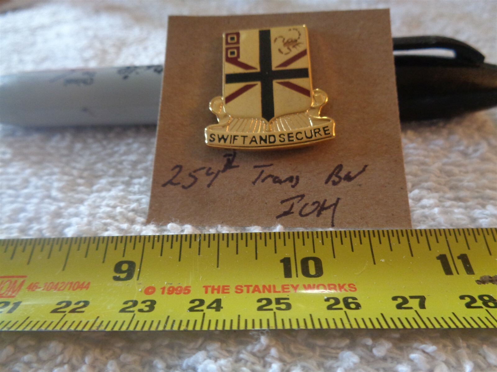 254th Transportation Battalion IOH Unit Crest, DI, DUI (DRAW#R6)