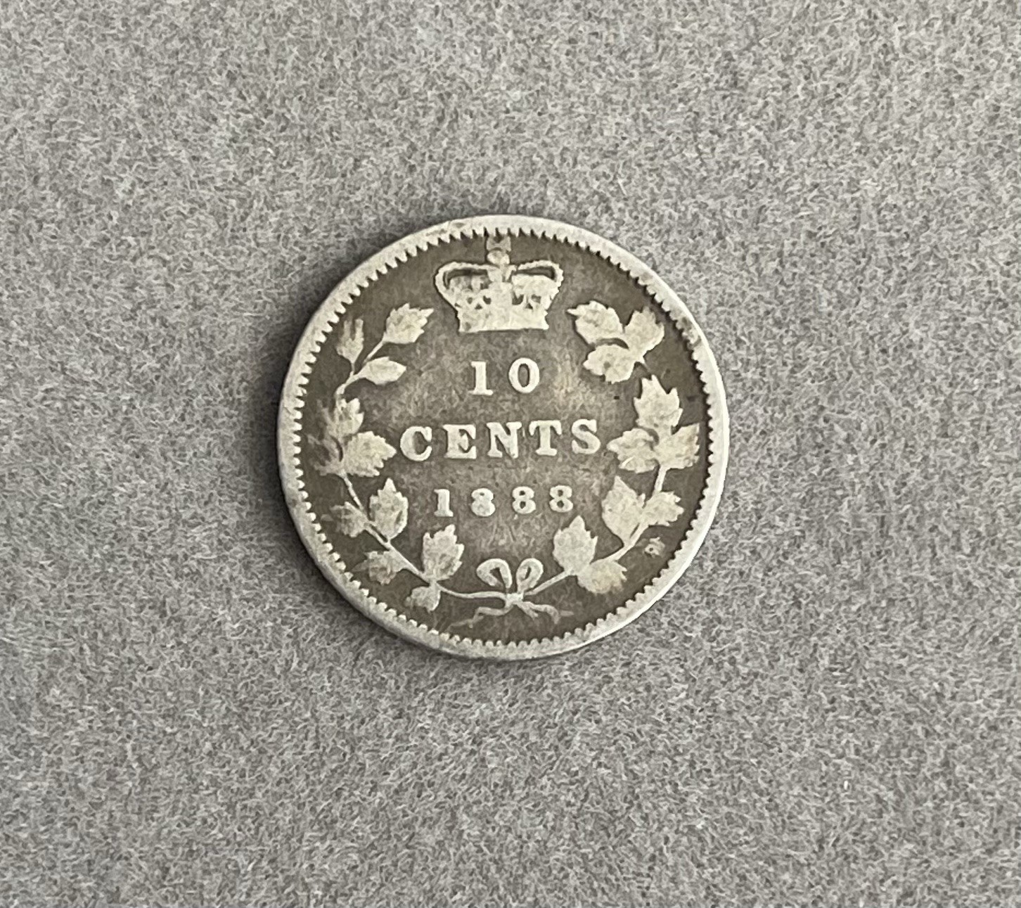 1888 10 Cents - Canada Queen Victoria