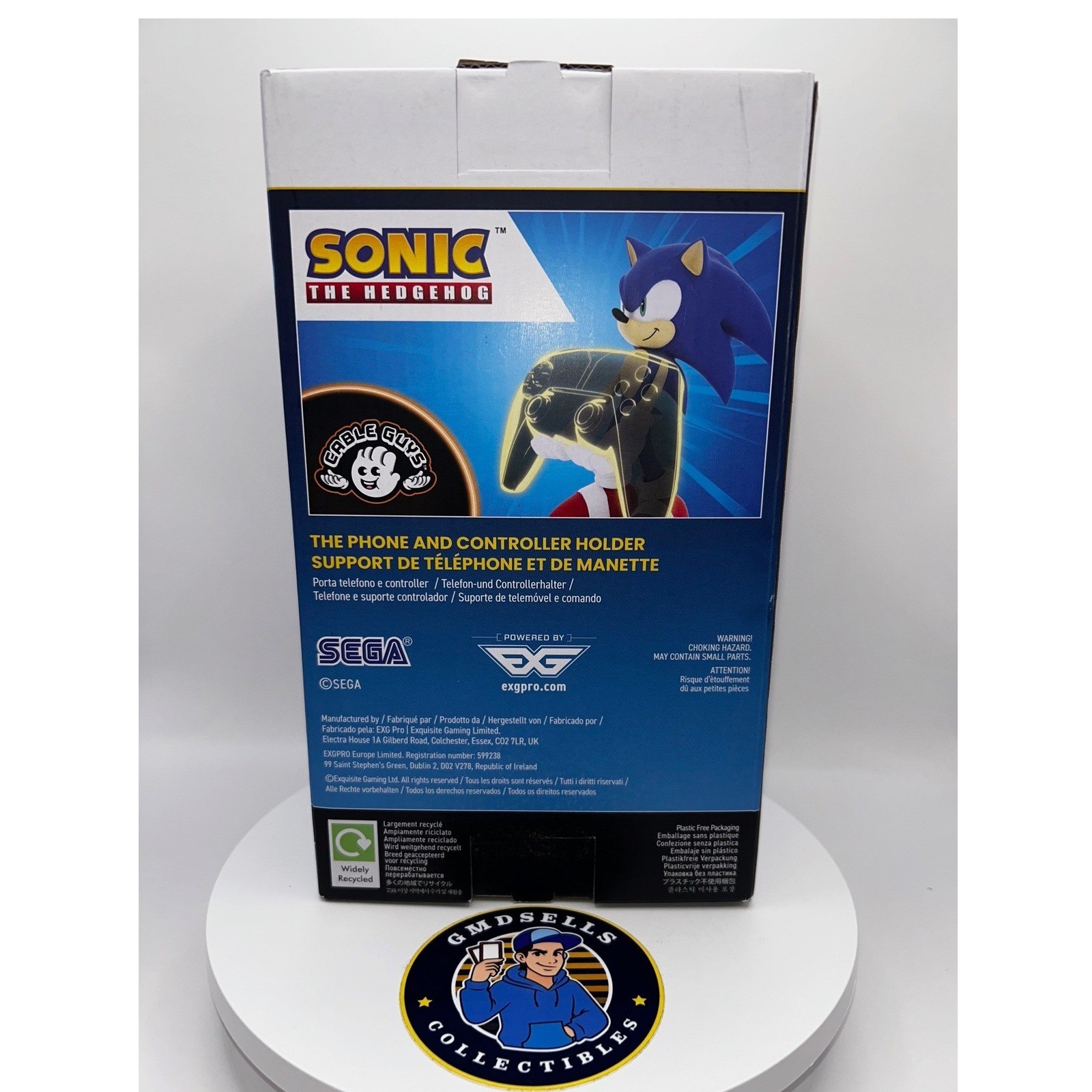 Sonic the Hedgehog Cable Guy Phone and Controller Holder EXG Pro SEGA Figure New